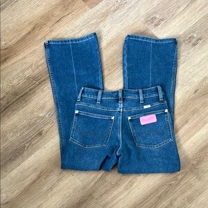 Wrangler Blue Boot Cut Jeans Classic Style